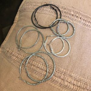 Hoop earring lot